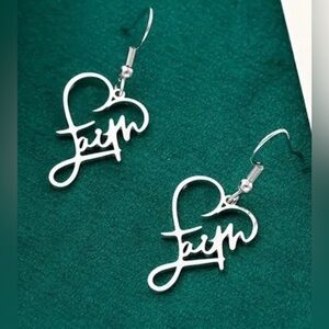 FAITH Elegant Silver Earrings NEW